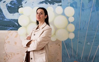 Barnen tar plats som skapare � m�lar Tingsryds konsthall tillsammans