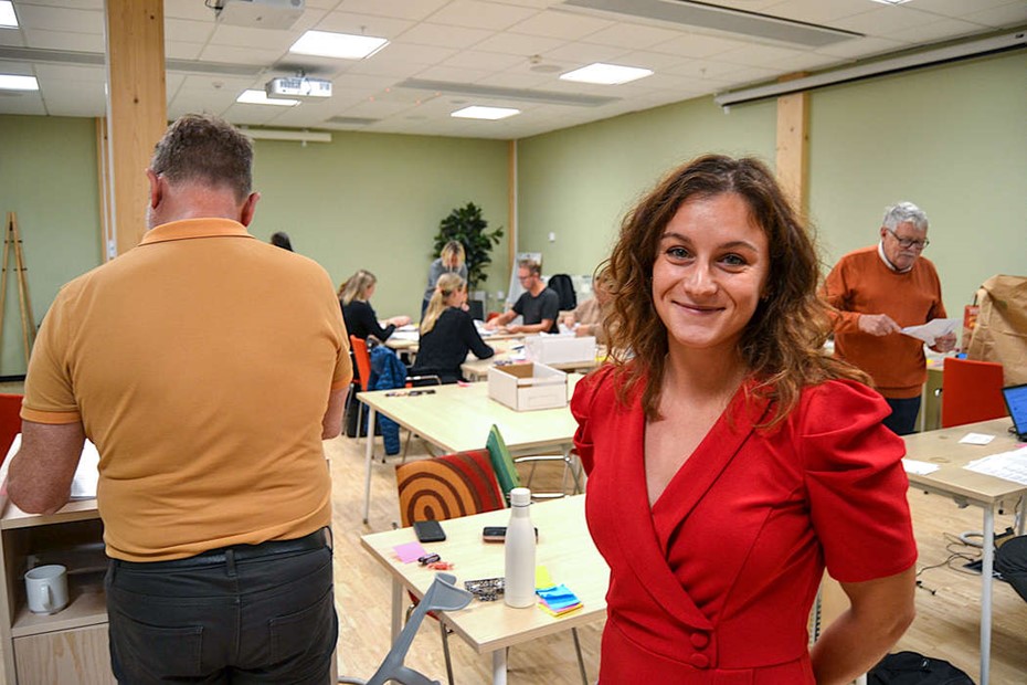 Hillevi Pihl hedrade demokratin i V�xj�salen