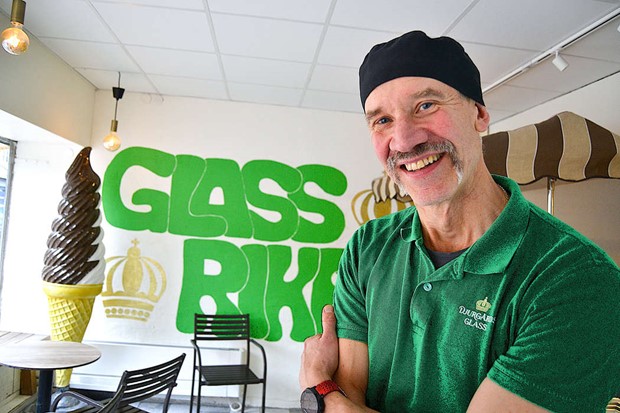Succé för Glassriket i sommar - snart satsar Spångvall på julglassbar Succé för Glassriket i sommar - snart satsar Spångvall på julglassbar