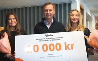 Linn�studenter bel�nas av Blinto