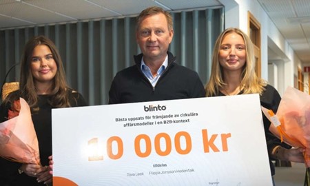 Linn�studenter bel�nas av Blinto