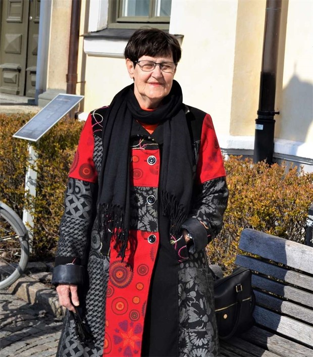 Eva-Britt demonstrerade för Palestina på årsdagen av den 7 oktober Eva-Britt demonstrerade för Palestina på årsdagen av den 7 oktober