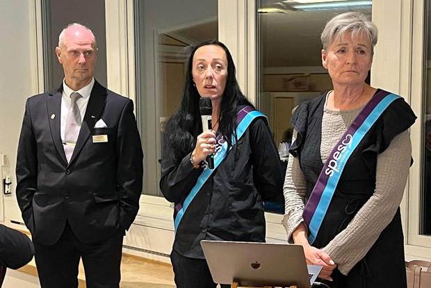 Spes Kronoberg får 50 000 av Odd Fellow i Växjö Spes Kronoberg får 50 000 av Odd Fellow i Växjö