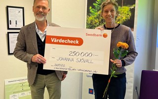 Johanna Sj�vall bel�nas f�r forskning om svalgcancer